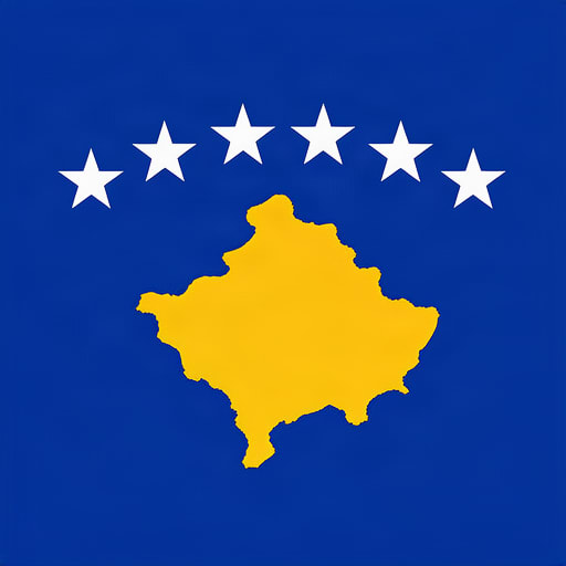 Kosovo National Flag