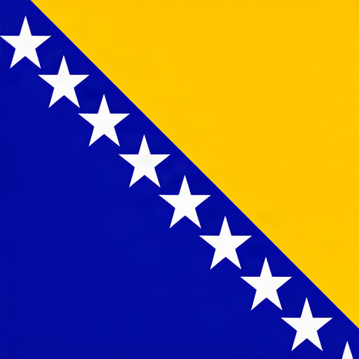 Bosnia And Herzegovina Flag