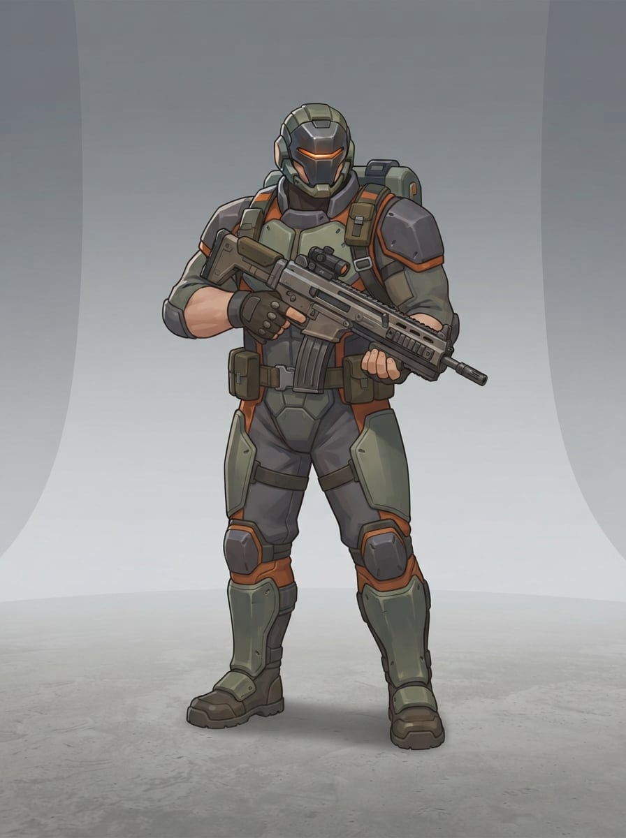 A strong hero