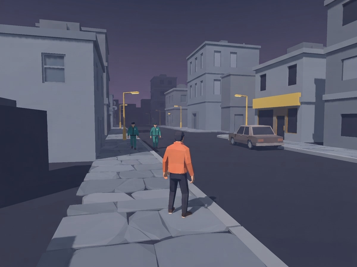Chunky low-poly