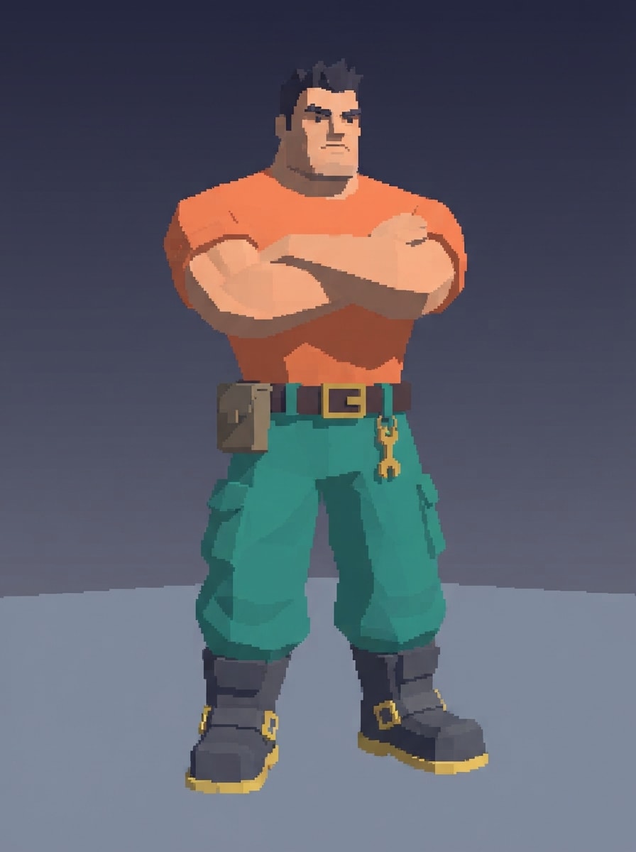 A strong hero