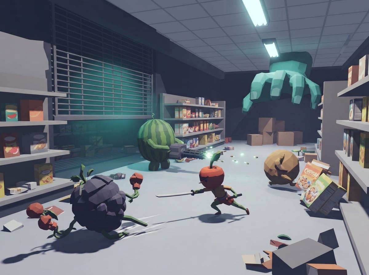 Chunky low-poly