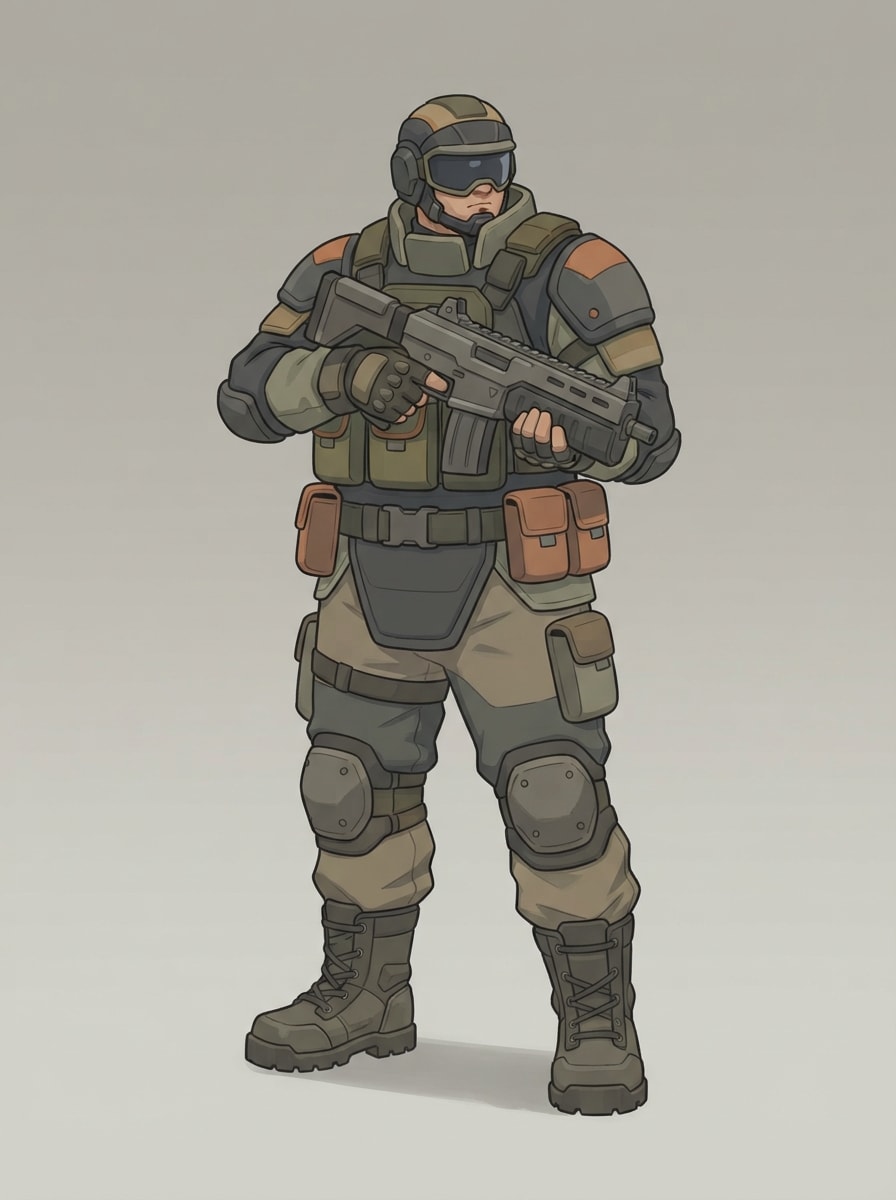 A strong hero