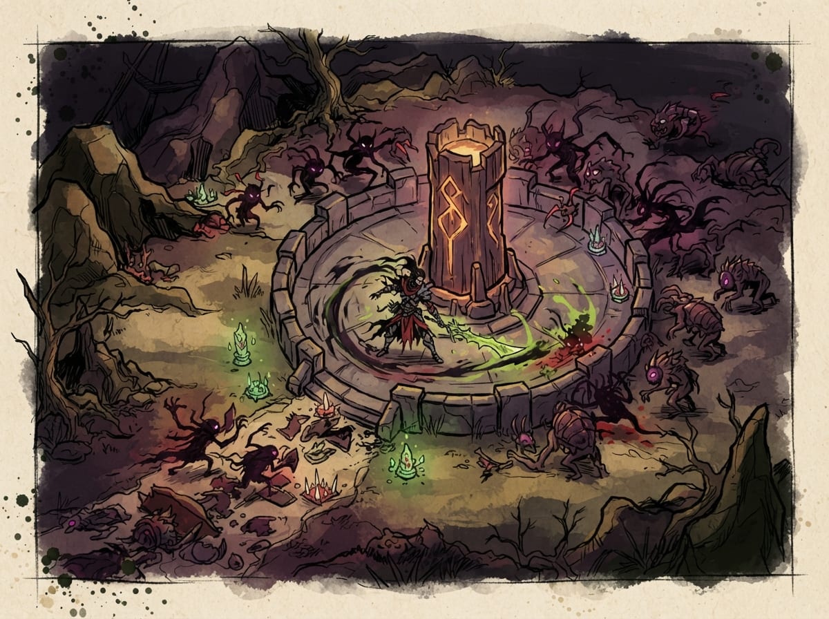 Hand-drawn