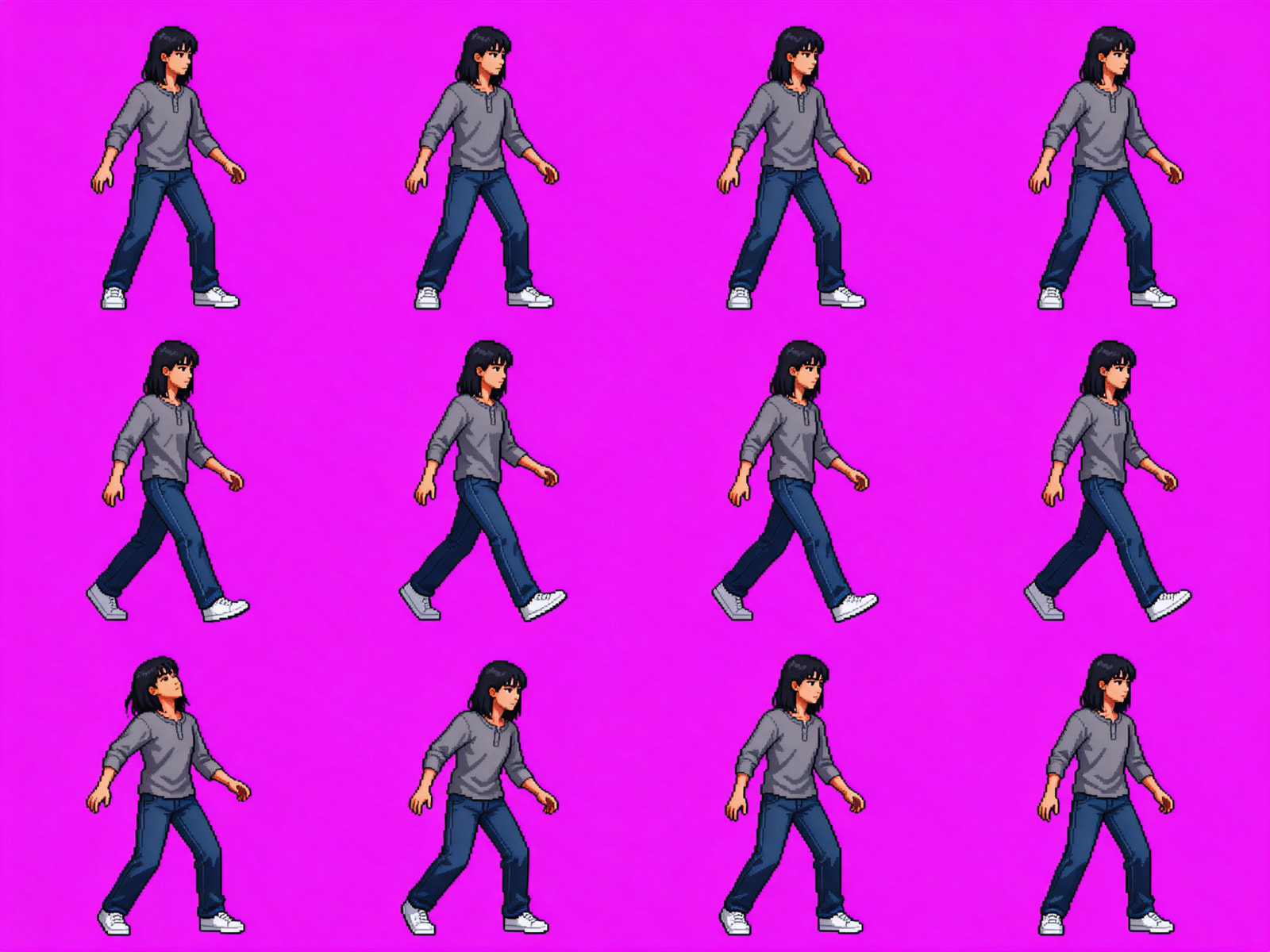 Yuki Sheet A - idle walk hurt