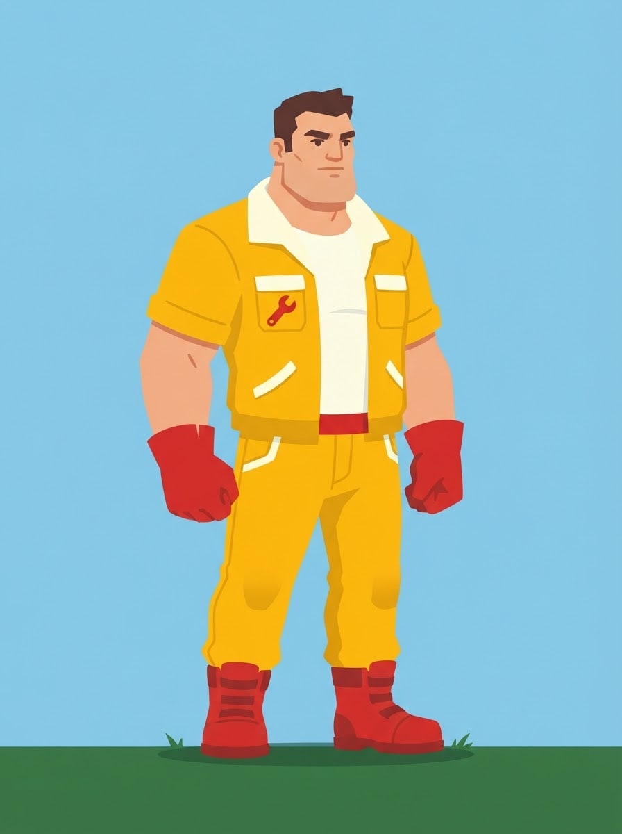 A strong hero