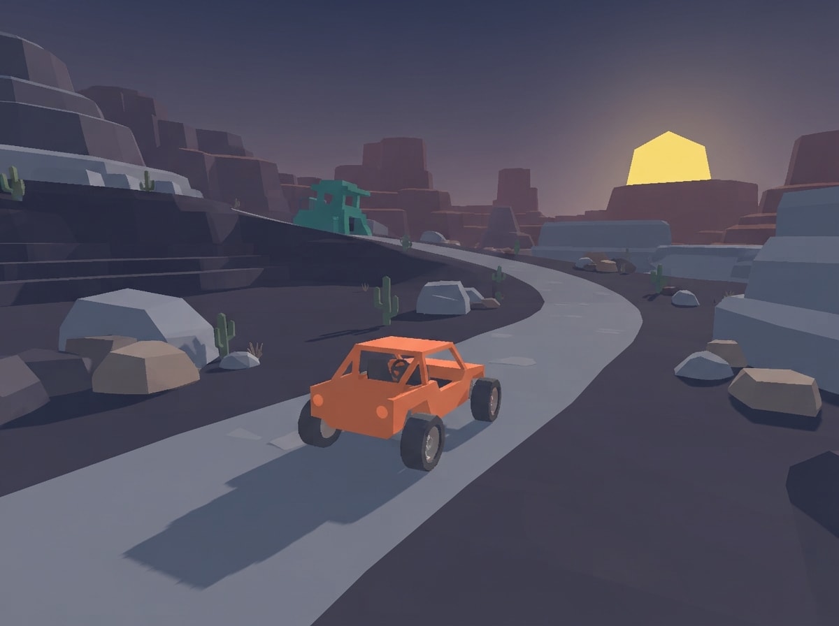 Chunky low-poly