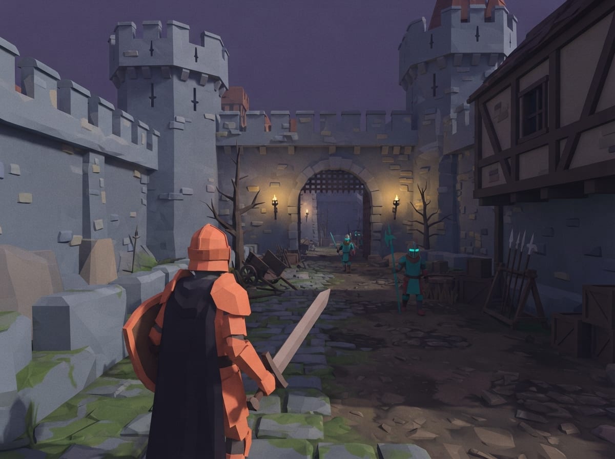 Chunky low-poly