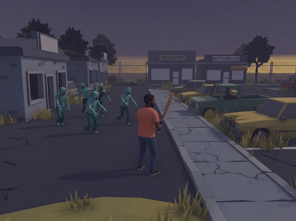 Chunky low-poly