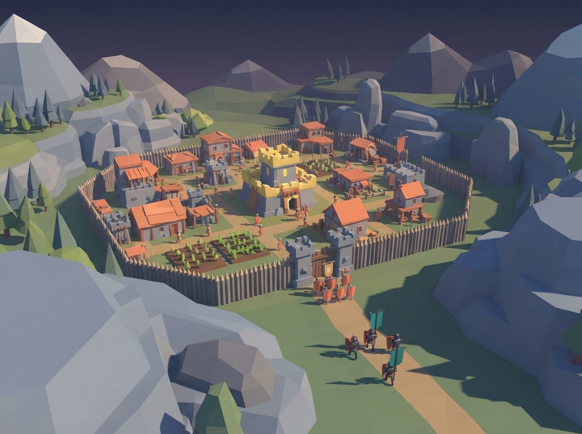 Chunky low-poly
