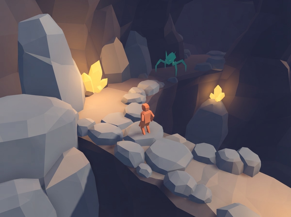 Chunky low-poly