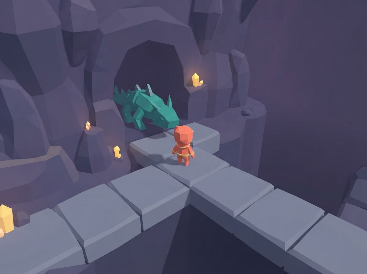 Chunky low-poly