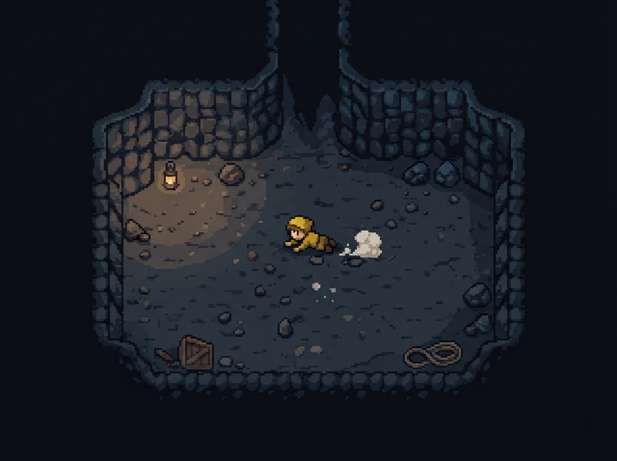Falling into the dark