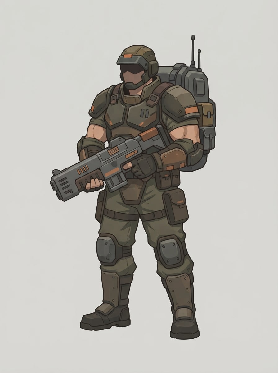 A strong hero