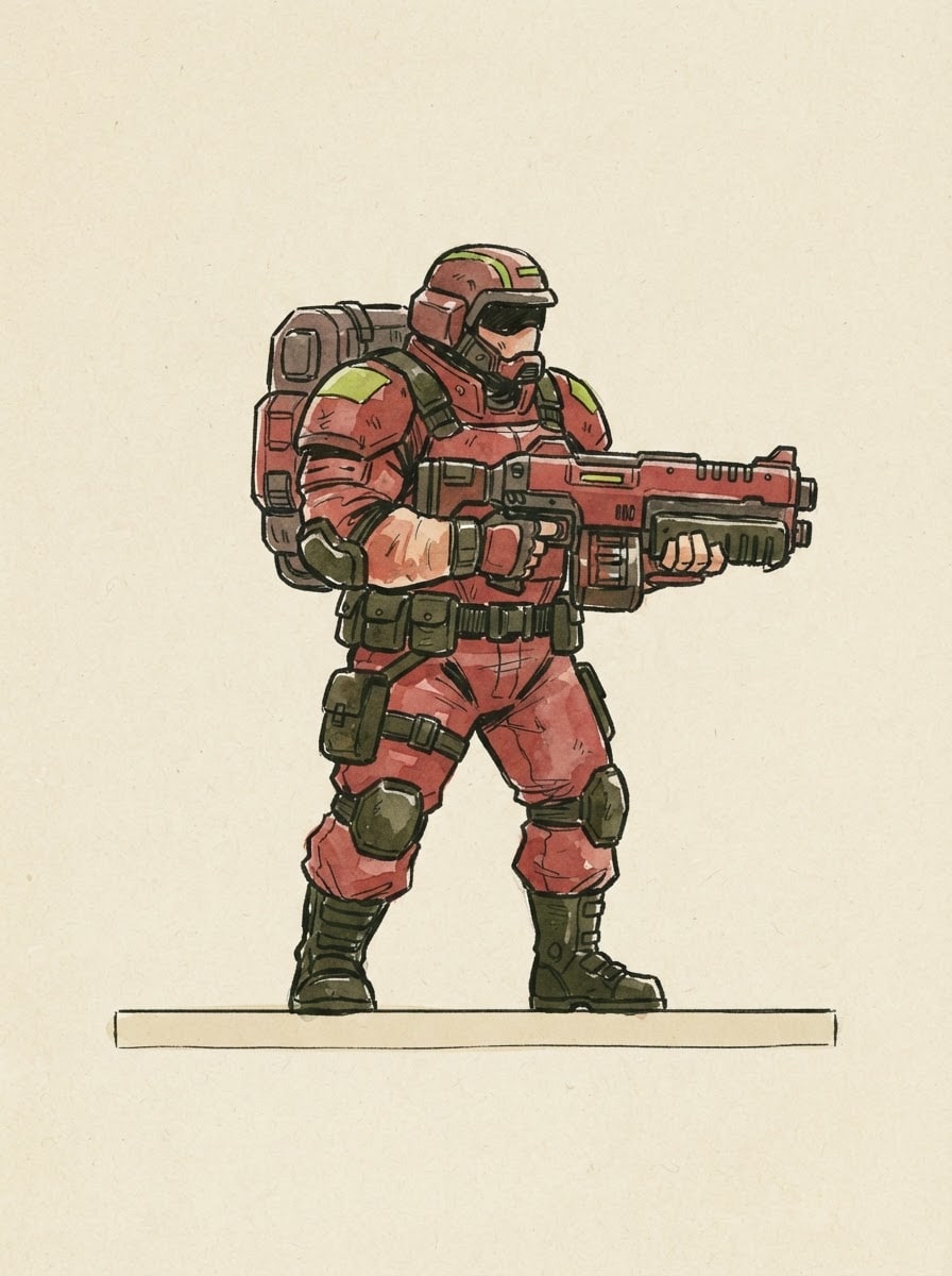 A strong hero