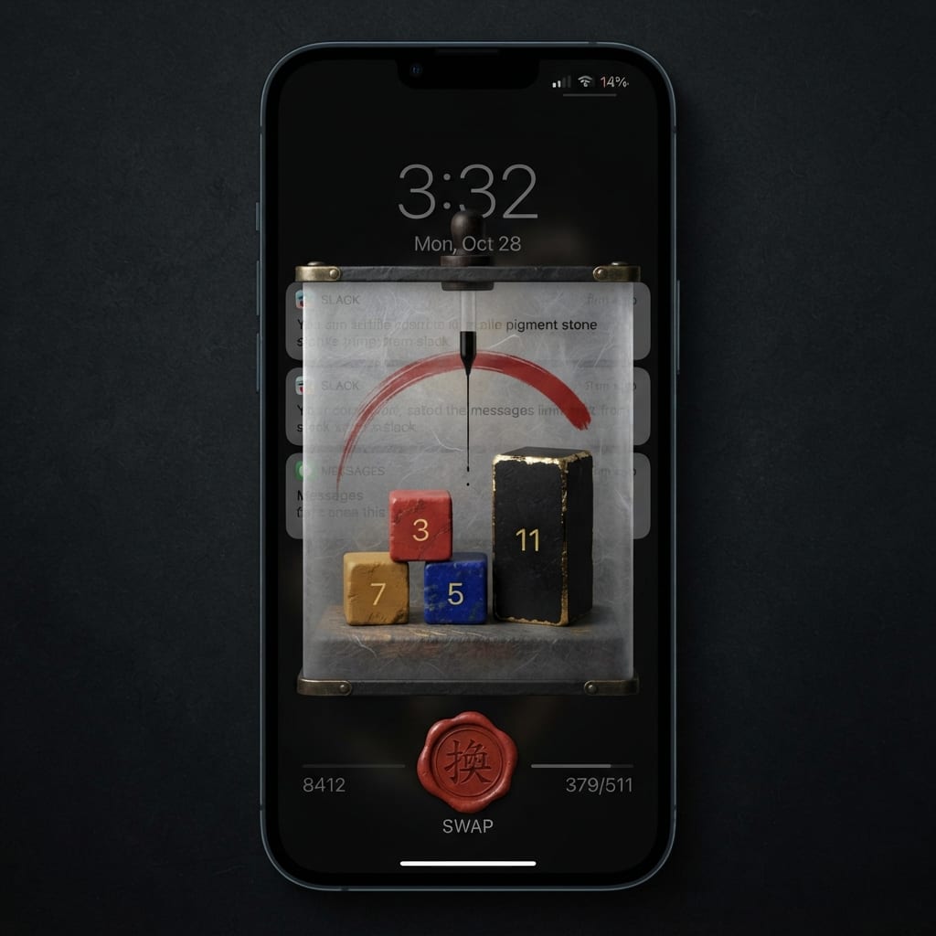 Image: Front-facing direct screen capture of a mobile sma