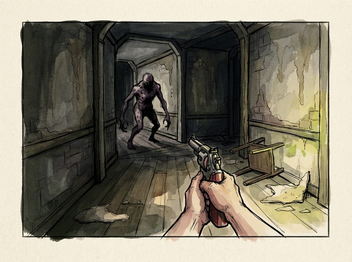 Hand-drawn