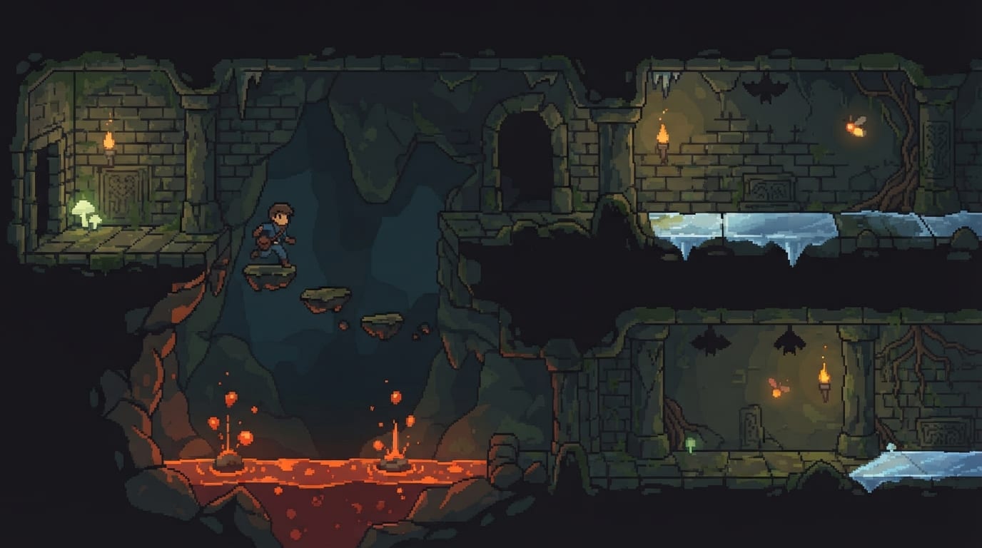 Tight dark halls