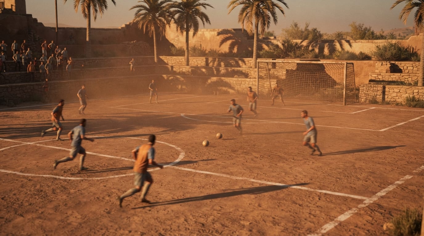 Desert dust arena
