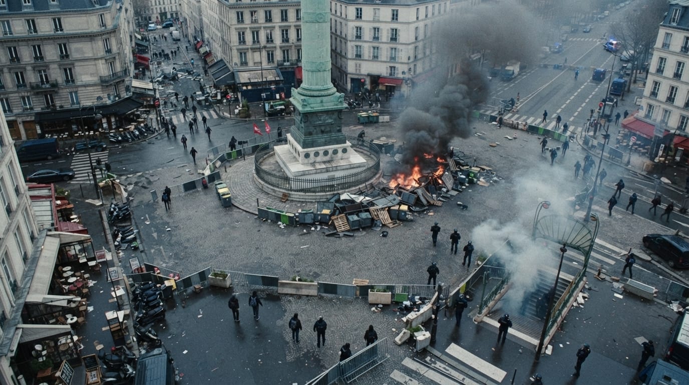 Bastille sous blocus