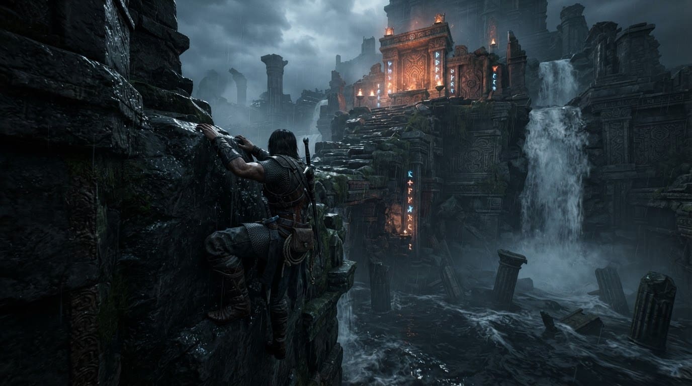 Escale o Templo Inundado