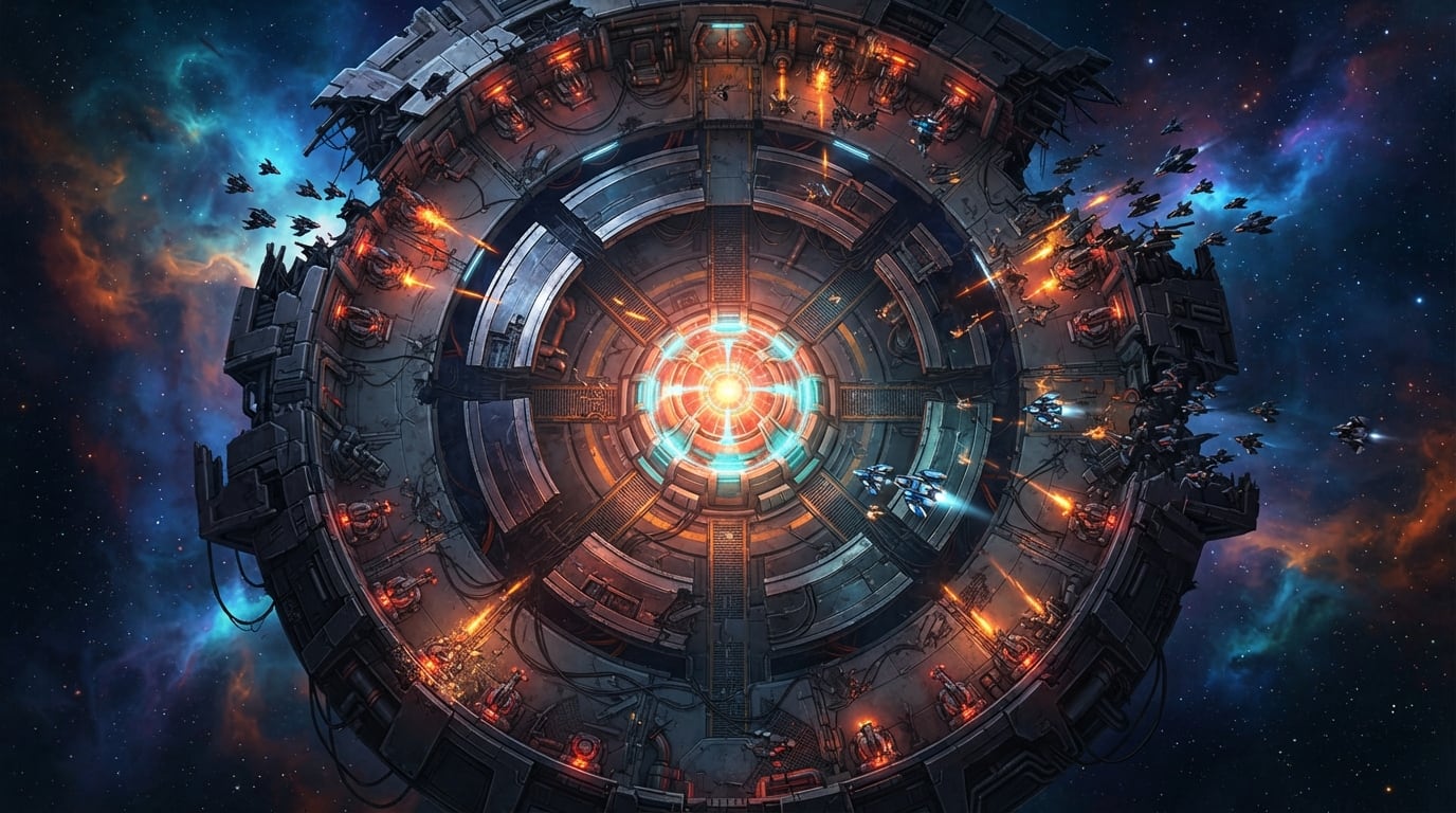 A Shattered Ring Station