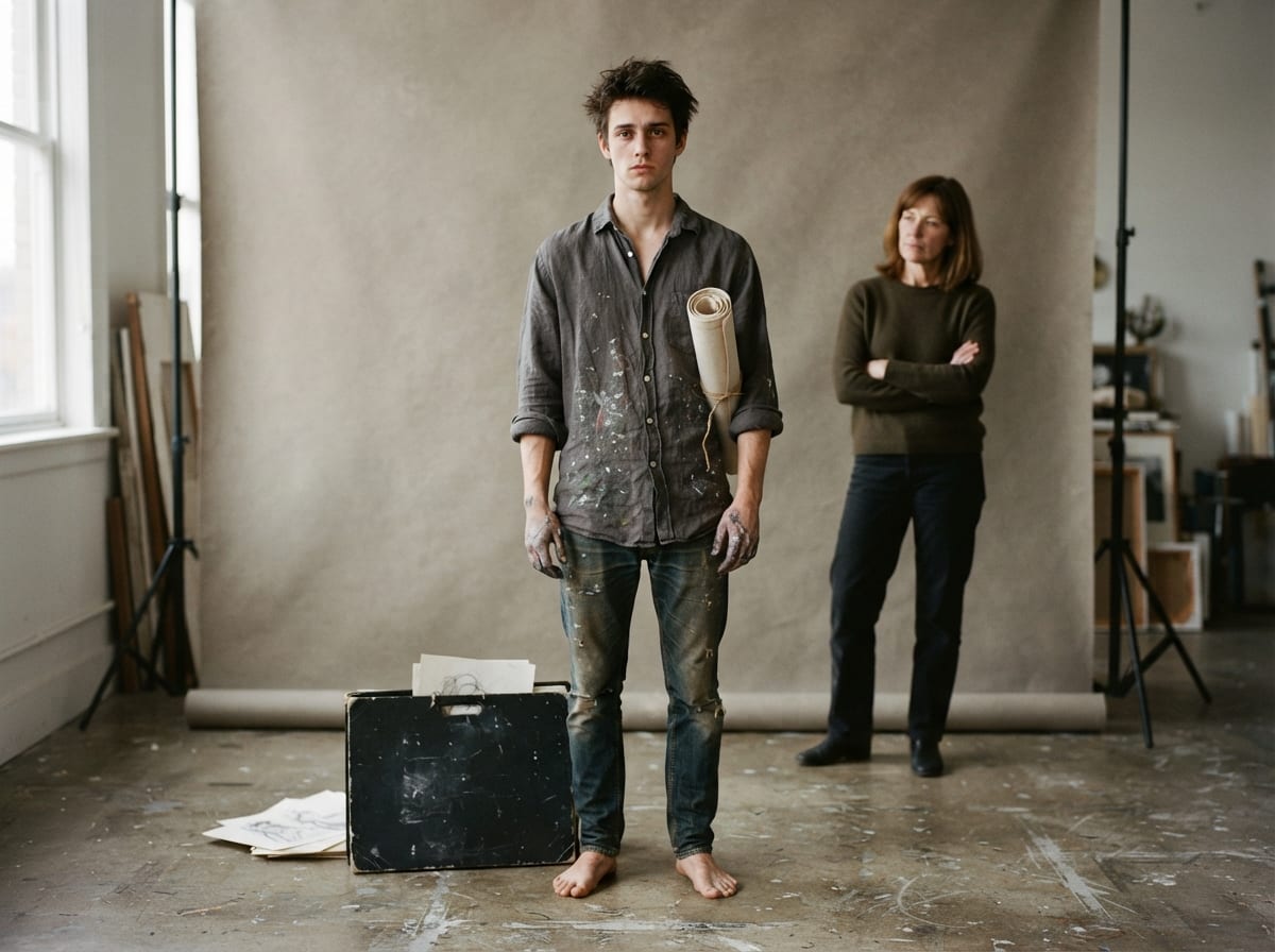 Painter — canvases in a shared flat