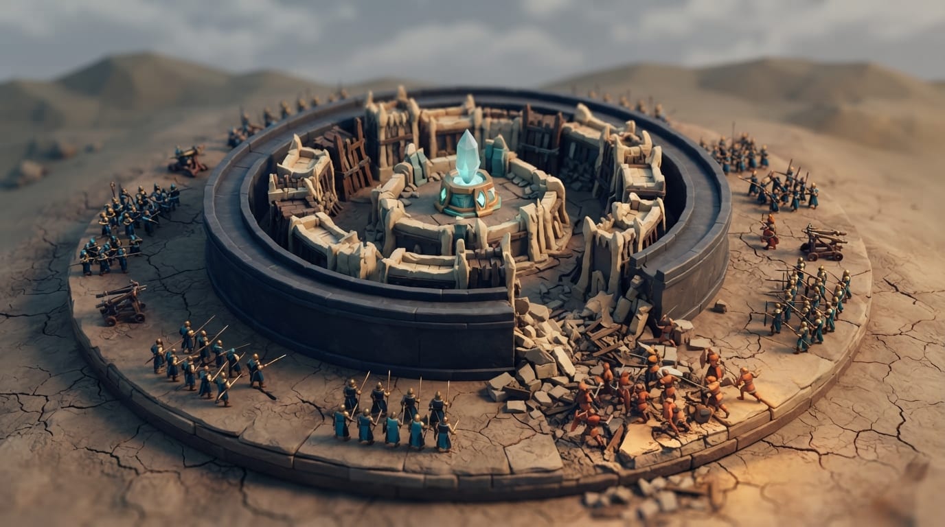 Break the siege ring