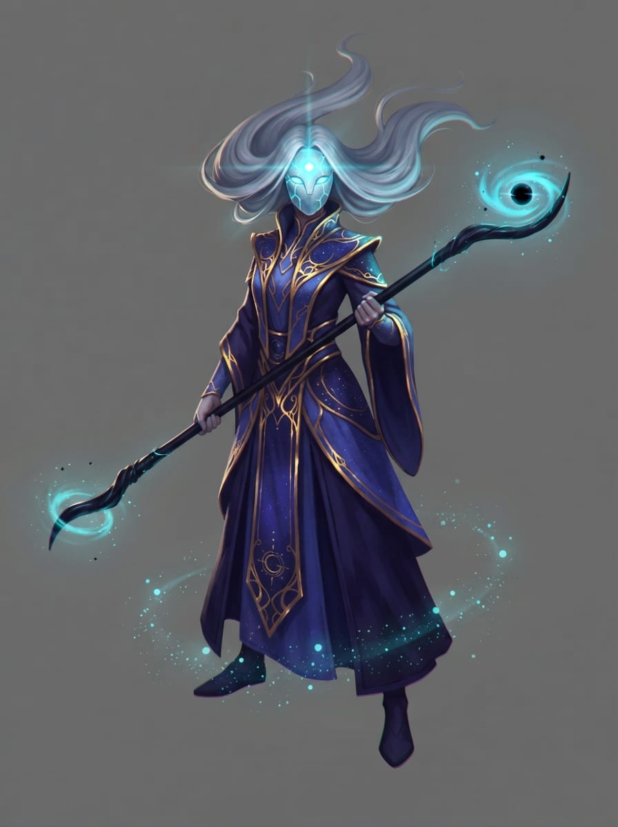 A glass-masked star warden