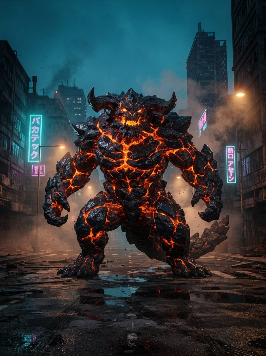 Molten horned behemoth