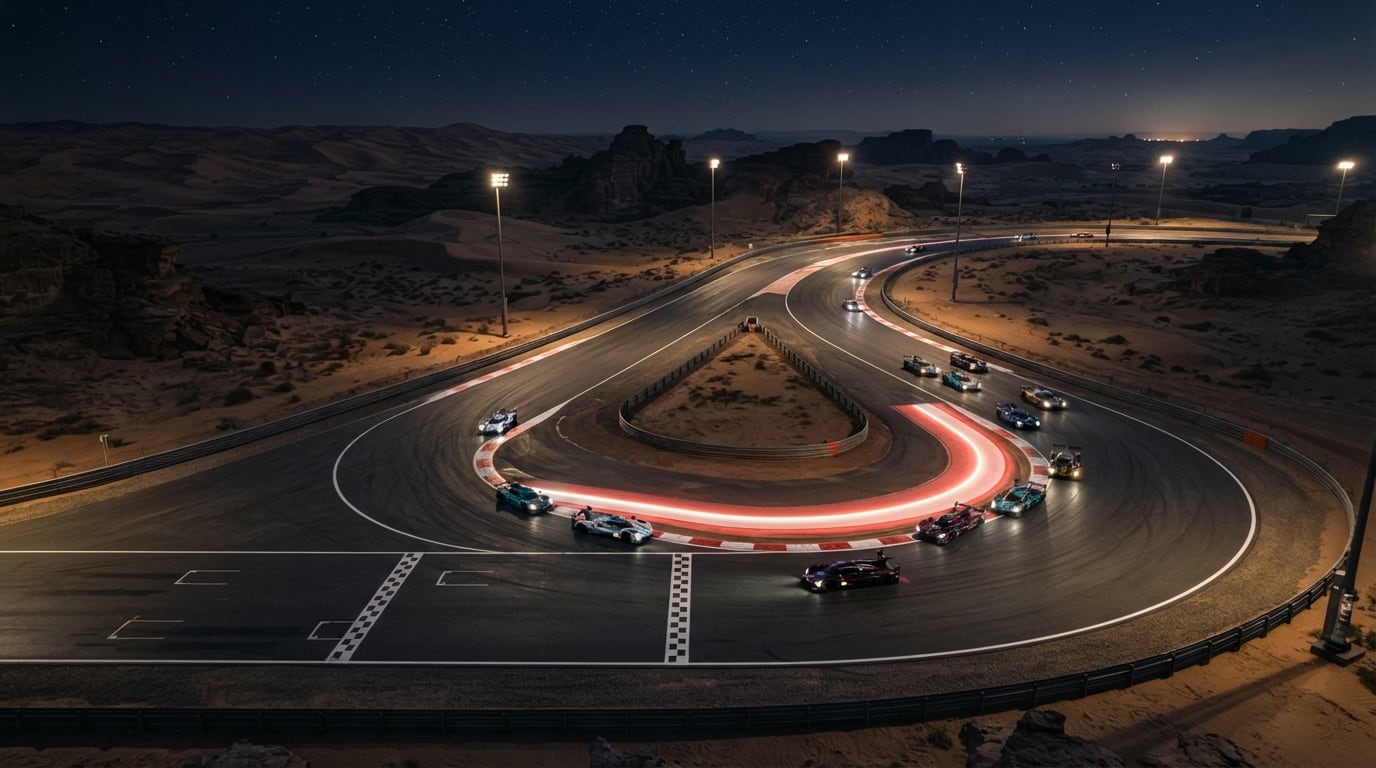 A desert night circuit