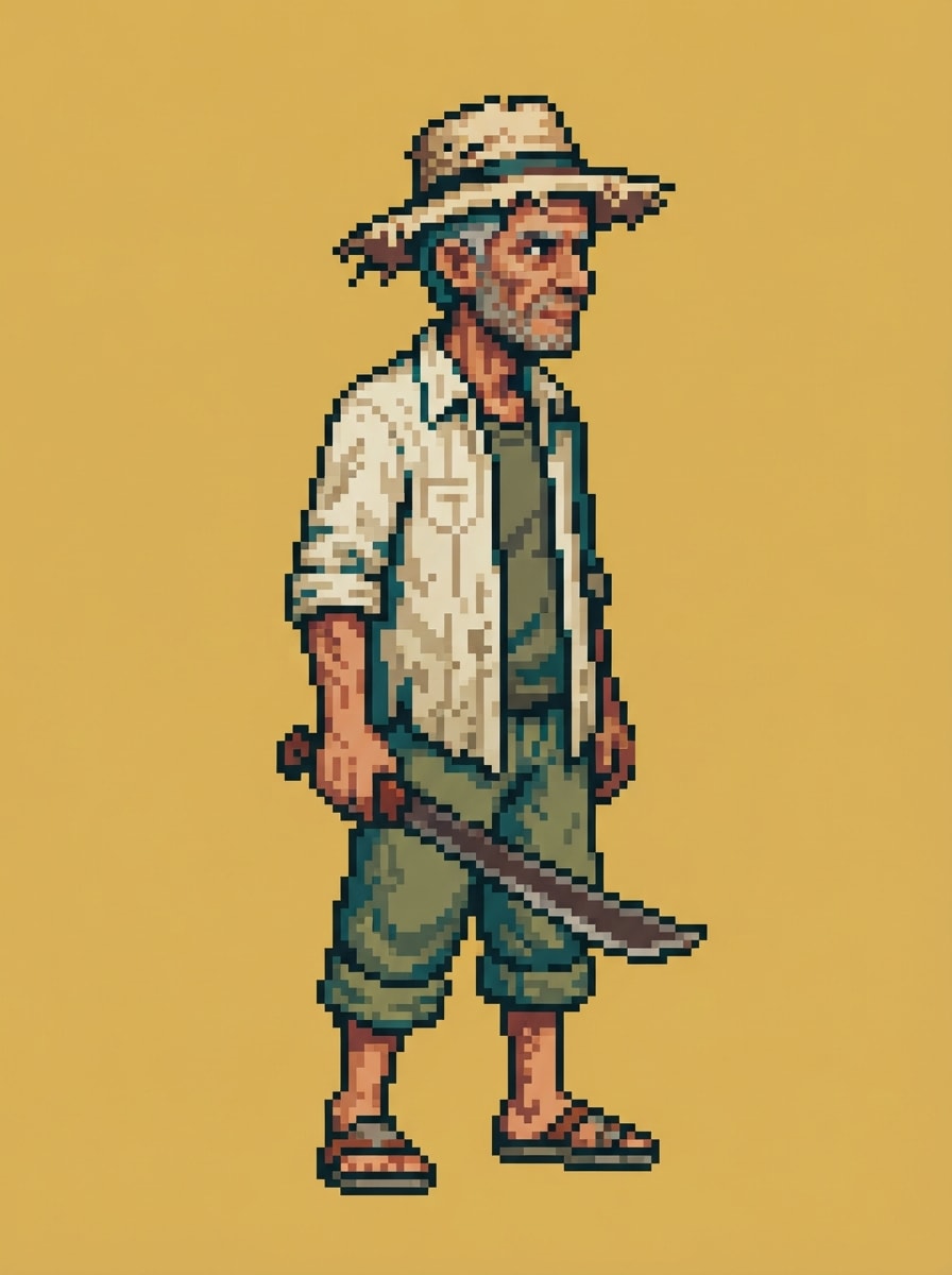 El machetero de guayabera