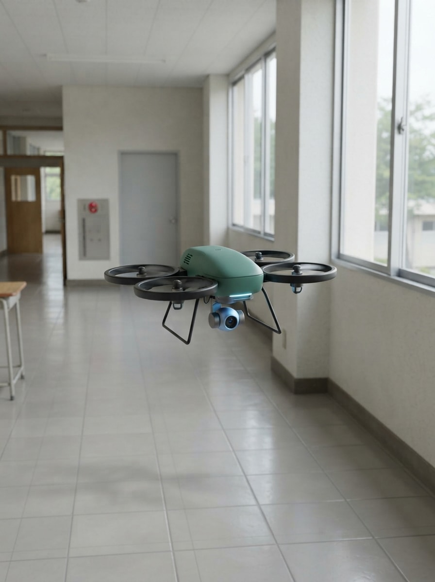 Um drone de inspeção