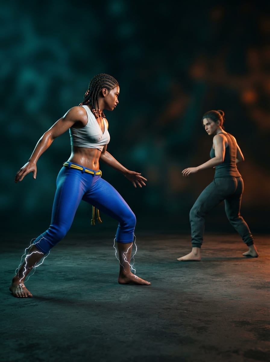 A capoeirista elétrica