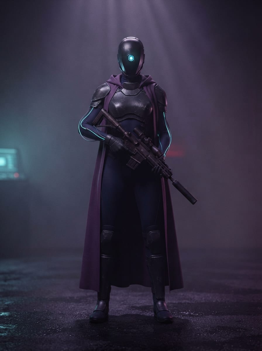 A veiled recon sniper