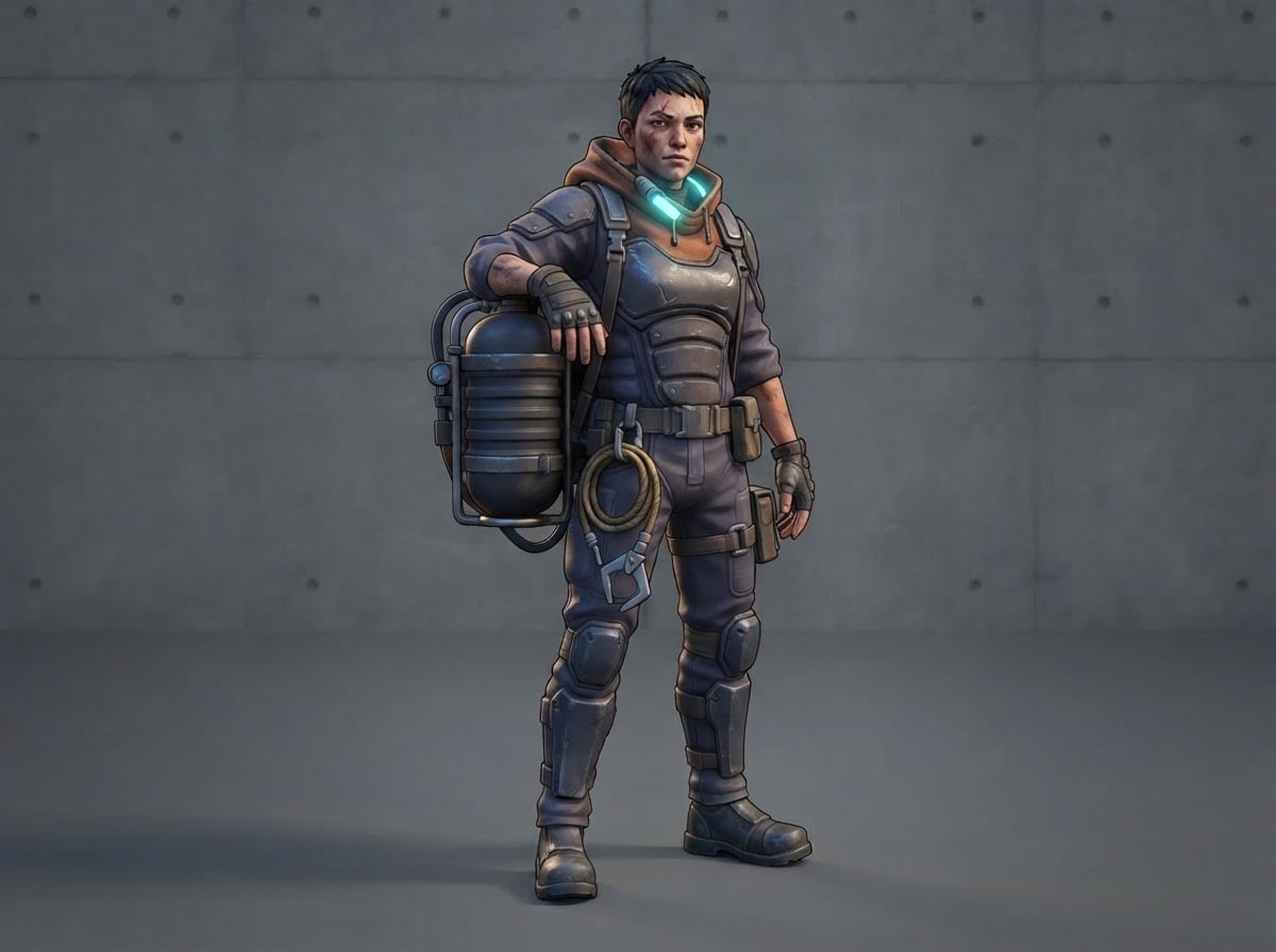 A Human Salvage Runner