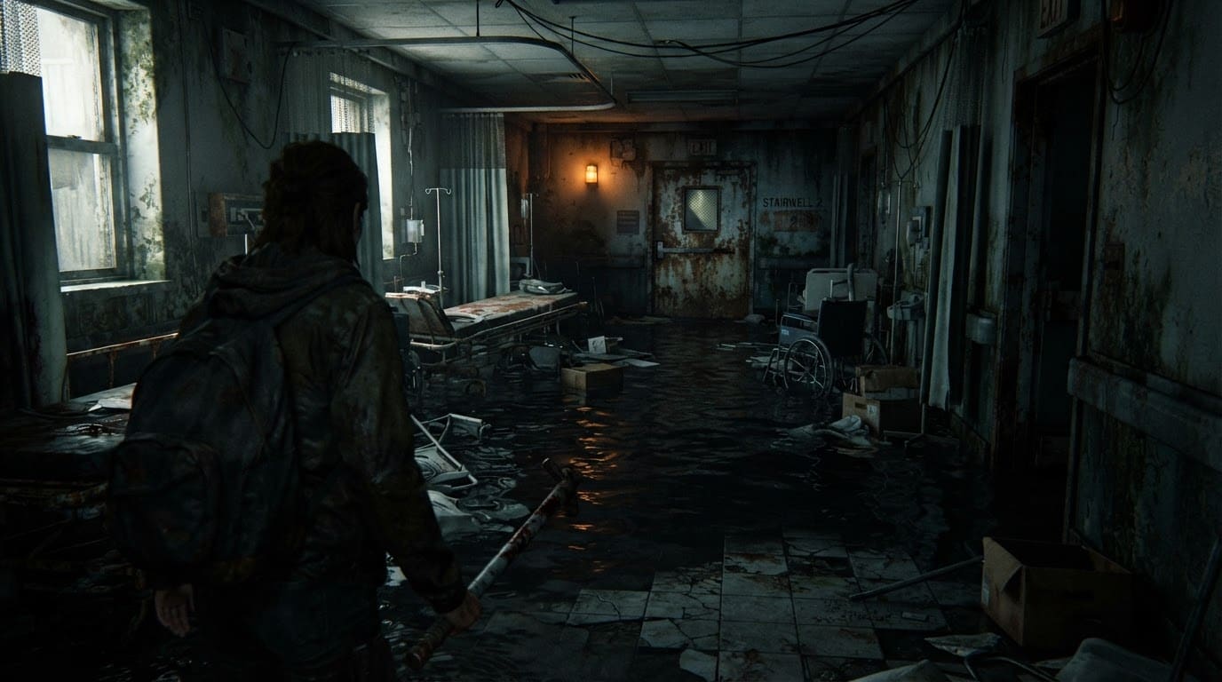 Flooded Hospital Ward