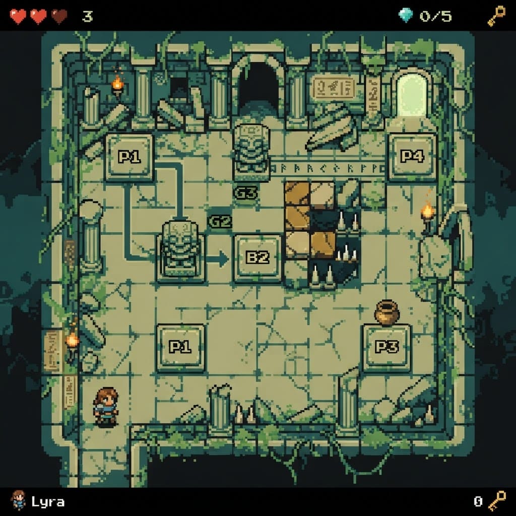 Ancient Ruins Puzzle Level
