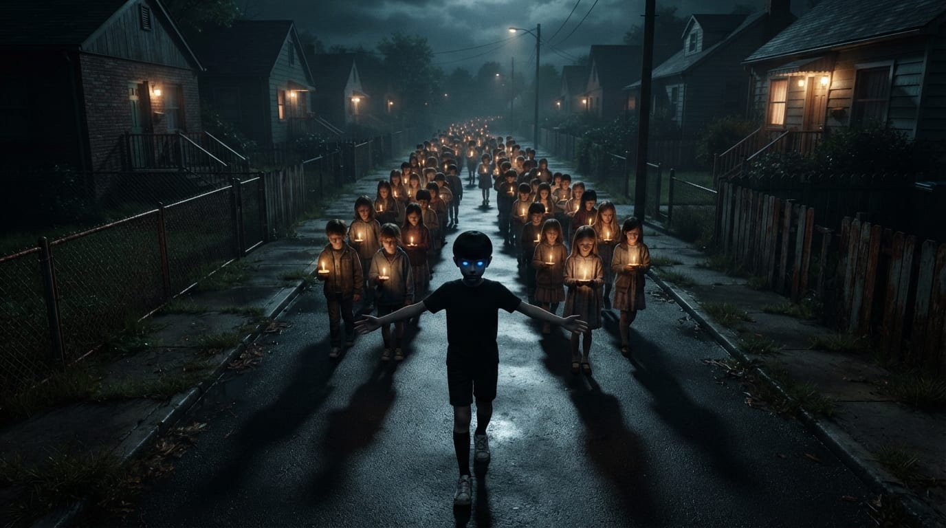 Lead the children through the dark