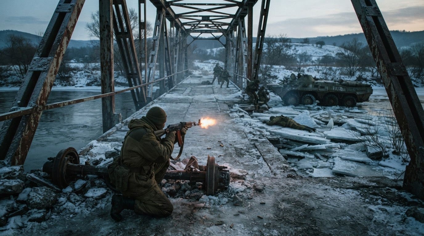 Hold the river bridge