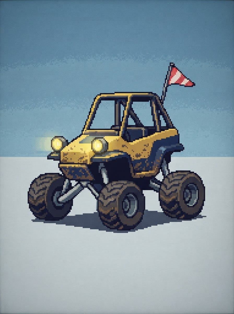A chunky rally kart