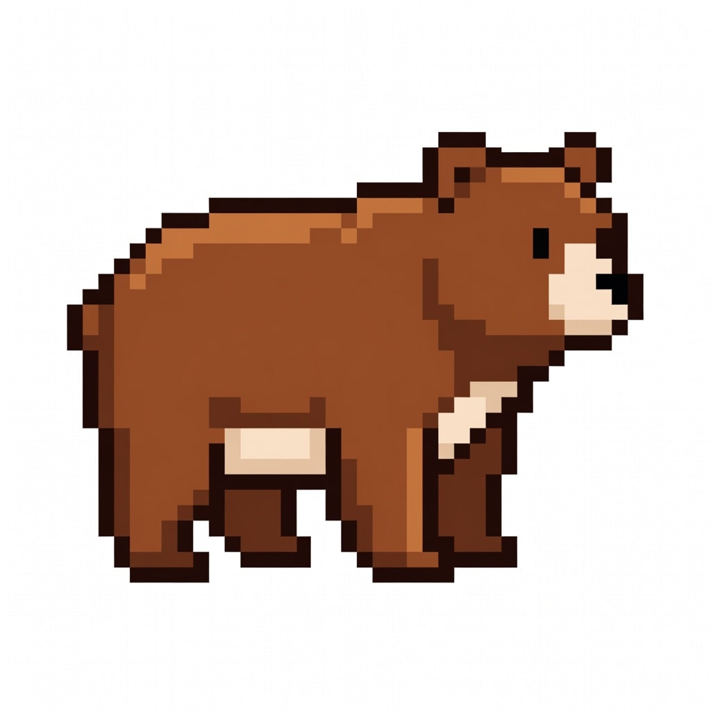 Bear Pixel Picture