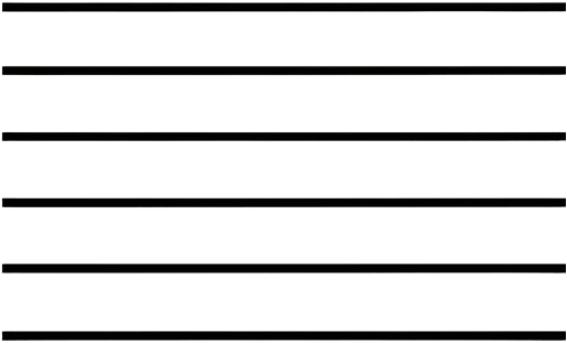 Black Music Staff Lines