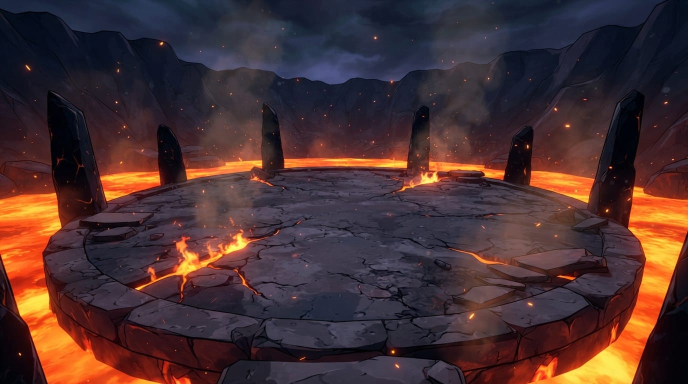 Volcanic Crater Ring