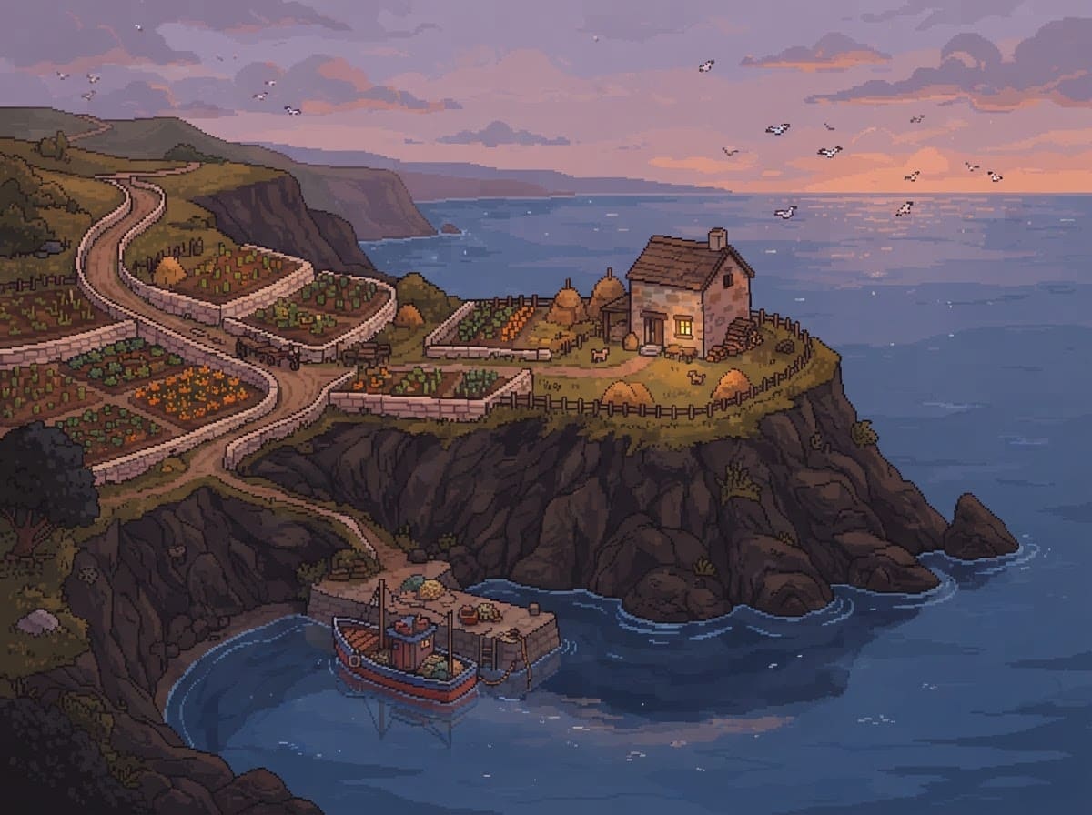 A Coastal Cliff Farm
