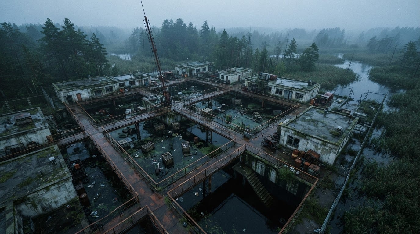 The flooded research station