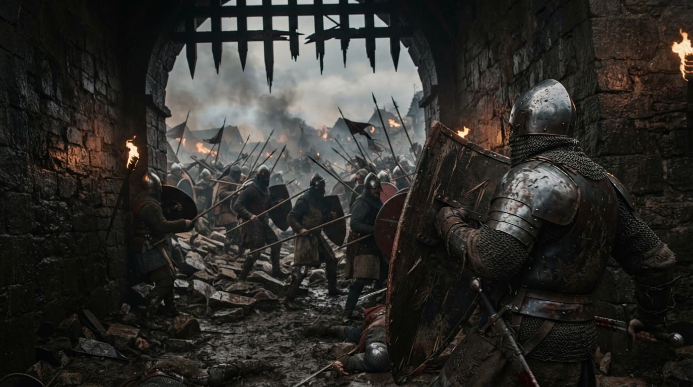 Hold the broken gate