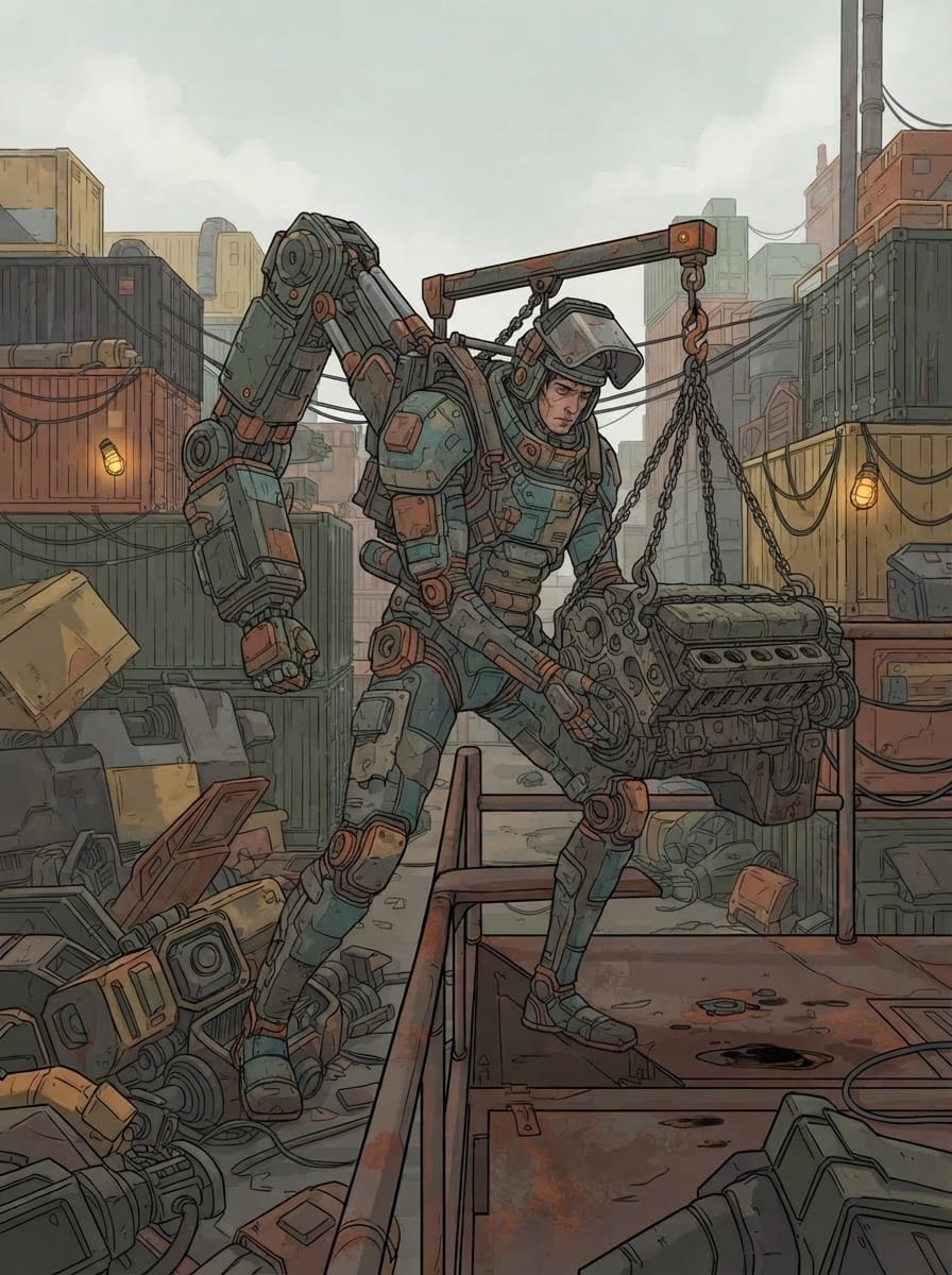 New hero: exo-rig hauler