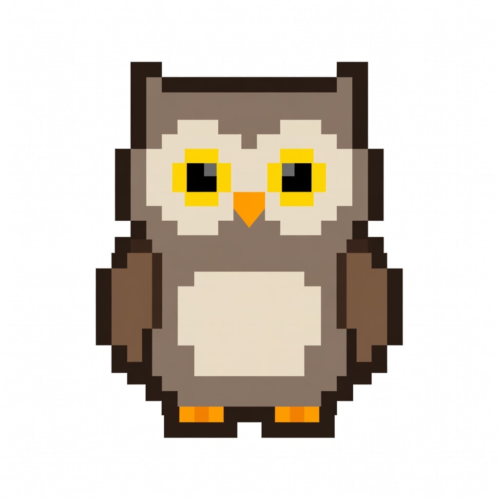 Owl Pixel Picture