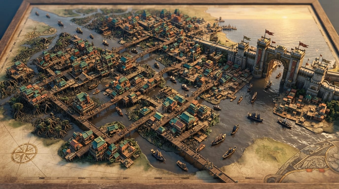 A monsoon delta capital